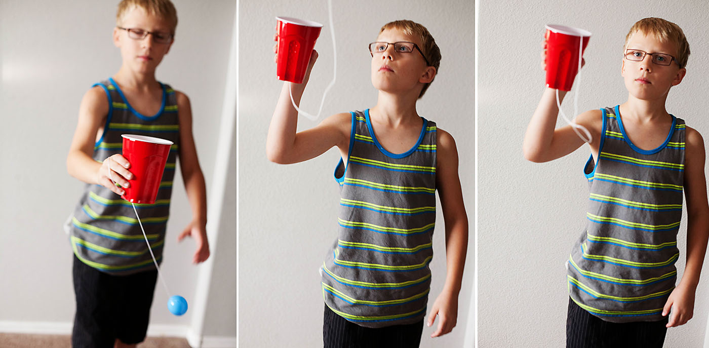 Theme Week Plastic Cup Game — All for the Boys