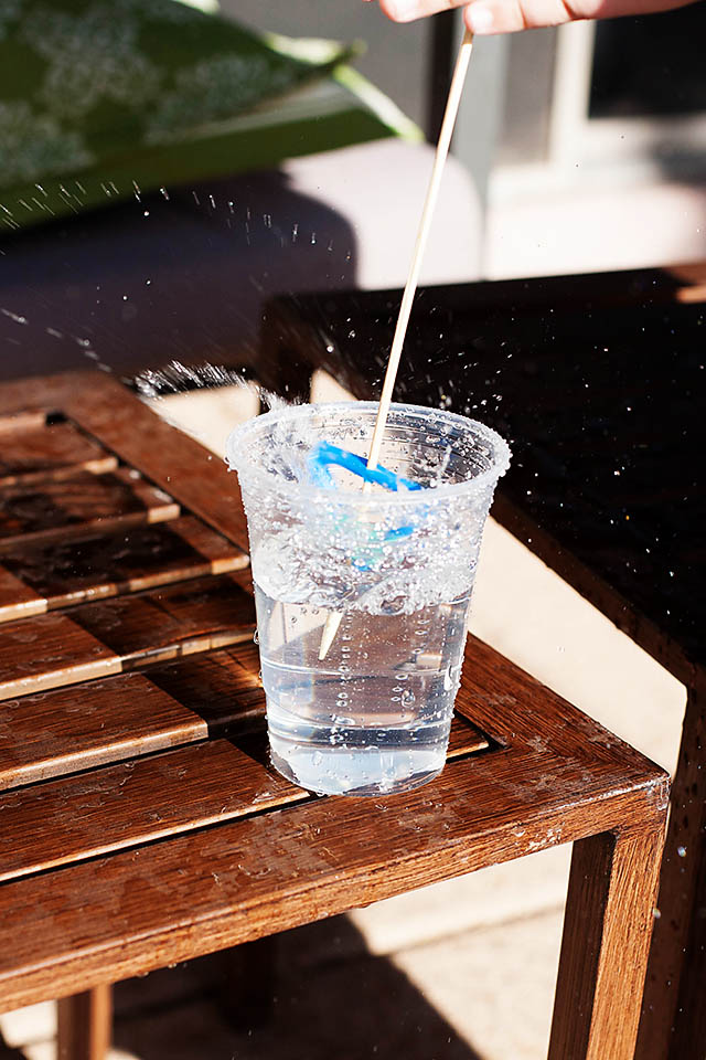 DIY Centrifuge Sprinkler - fun summer activity from All for the Boys blog