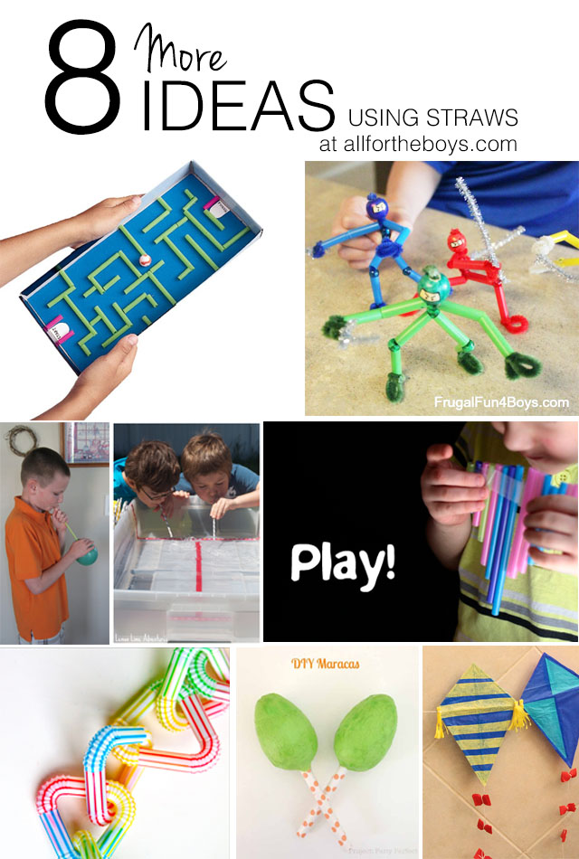 8 more ideas using straws