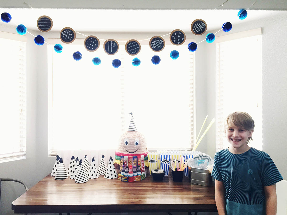 Kid Planned 11th Birthday Party — All for the Boys