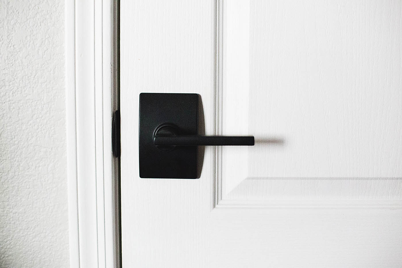 black interior door knobs