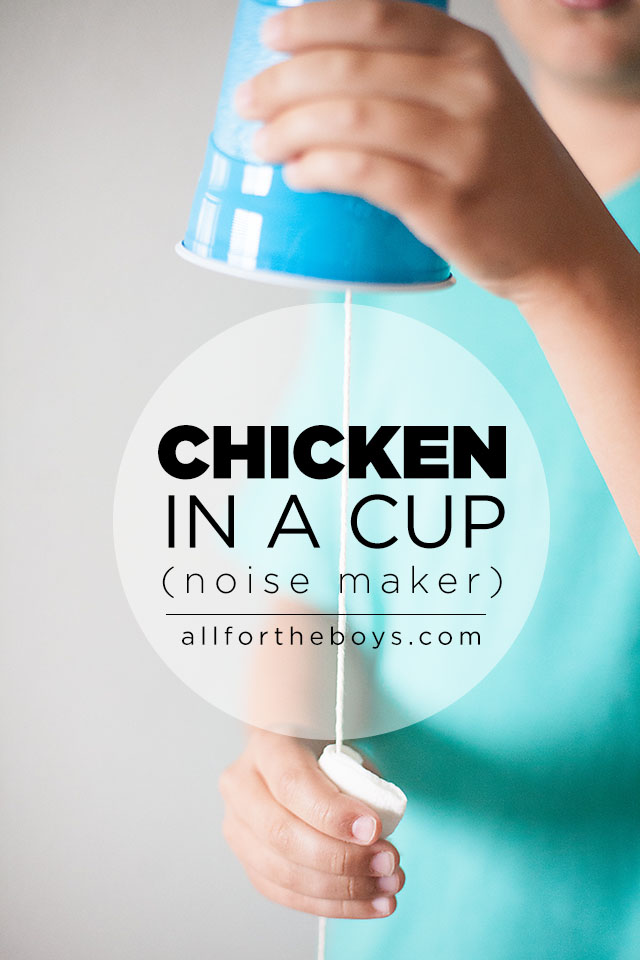 Chicken in a Cup — All for the Boys