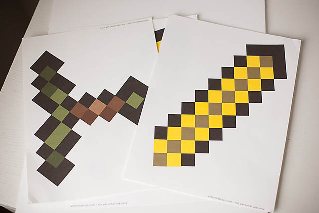Top 10 Sword Minecraft Mosaic Ideas And Get Free Shipping Dab74nni