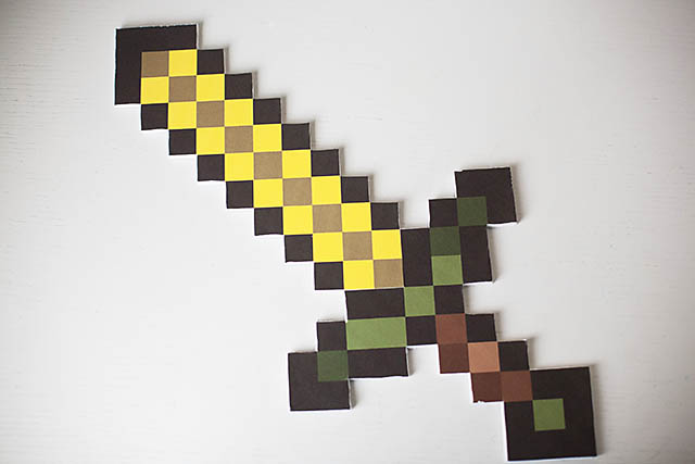 Digital To Real Life: DIY Minecraft Sword — All for the Boys