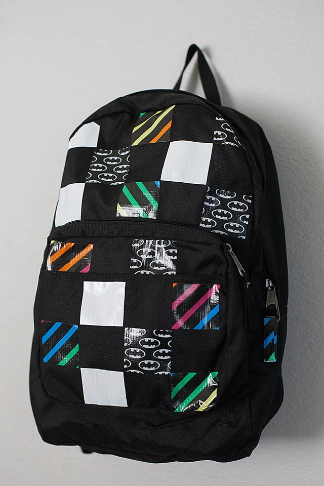 Diy Duct Tape Personalized Backpacks All For The Boys