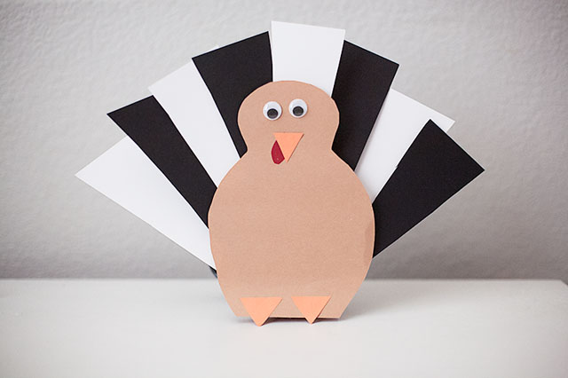 Gratitude turkey craft