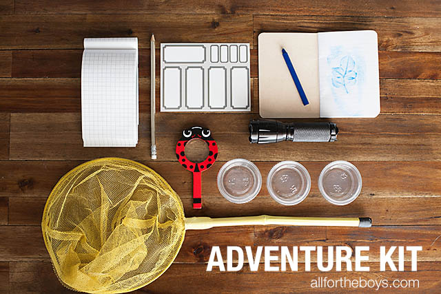 Make your own Adventure Kit - fun gift idea too! from All for the Boys blog