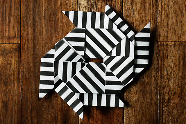 Convertible paper frisbee toy from All for the Boys blog