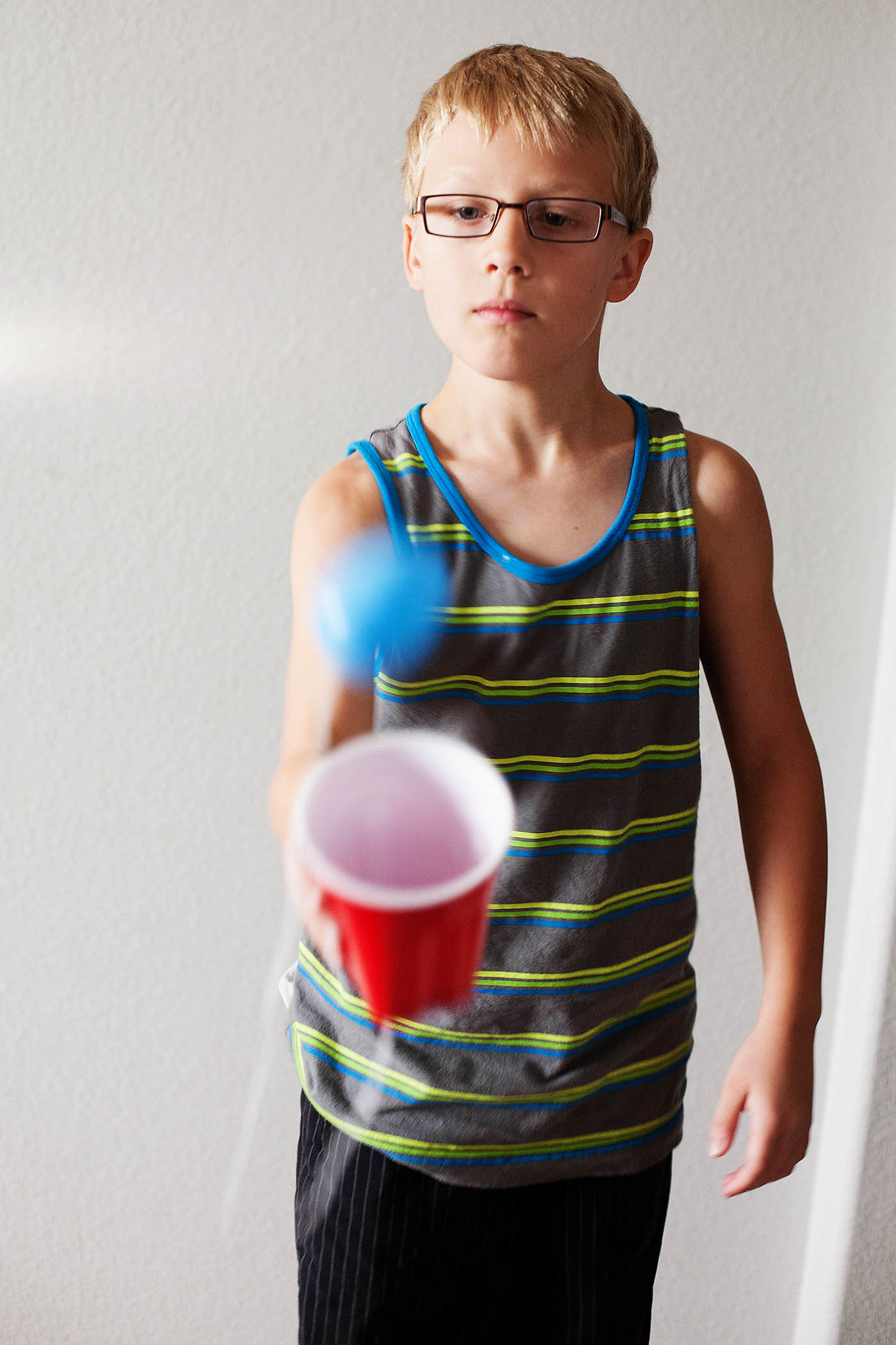 Plastic Cup themed week at All for the Boys - Plastic Cup Game