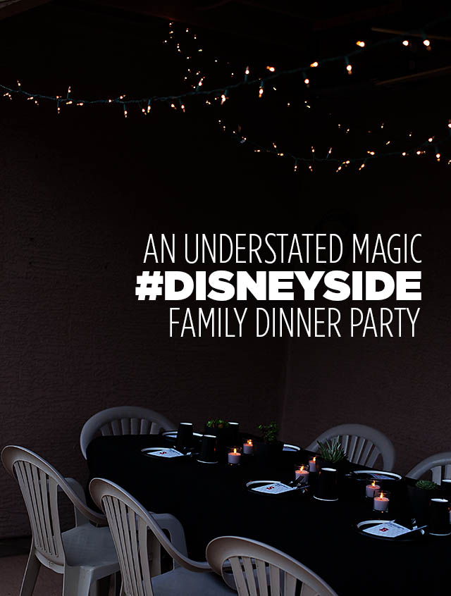 An understated magic #disneyside dinner party from All for the Boys blog