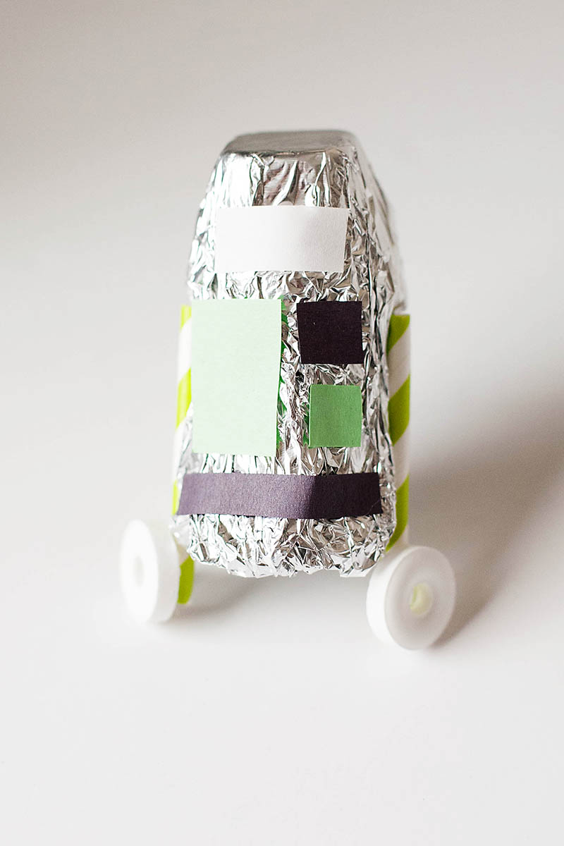 DIY Recycled Droid craft from All for the Boys blog