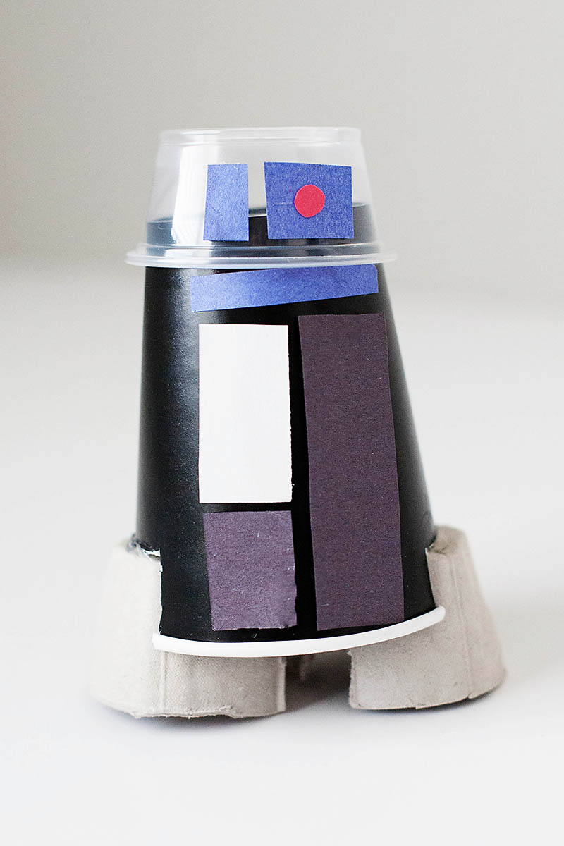 DIY Recycled Droid craft from All for the Boys blog