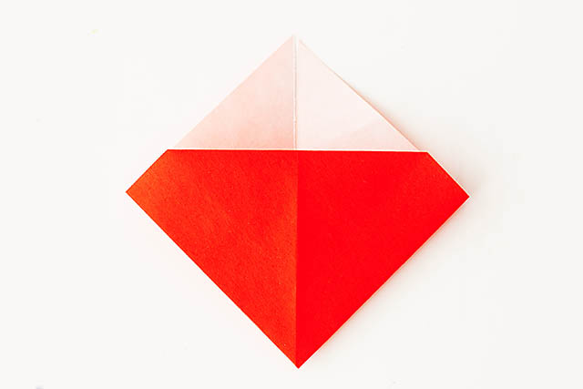 Easy origami heart - great for kids! From All for the Boys blog