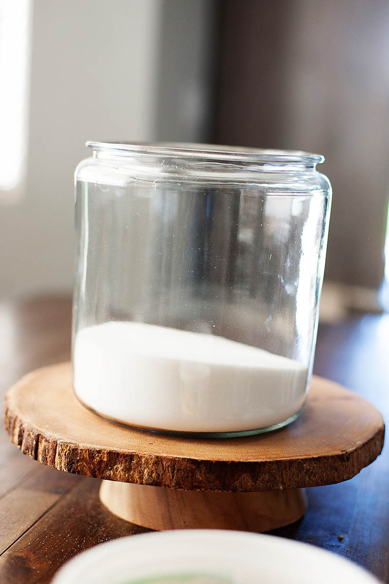 Kids interactive winter decoration - a snowscape they can set up and change everyday