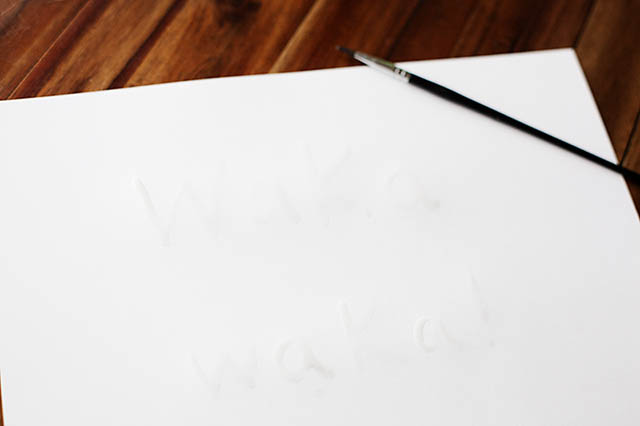 Easy invisibly ink from All for the Boys