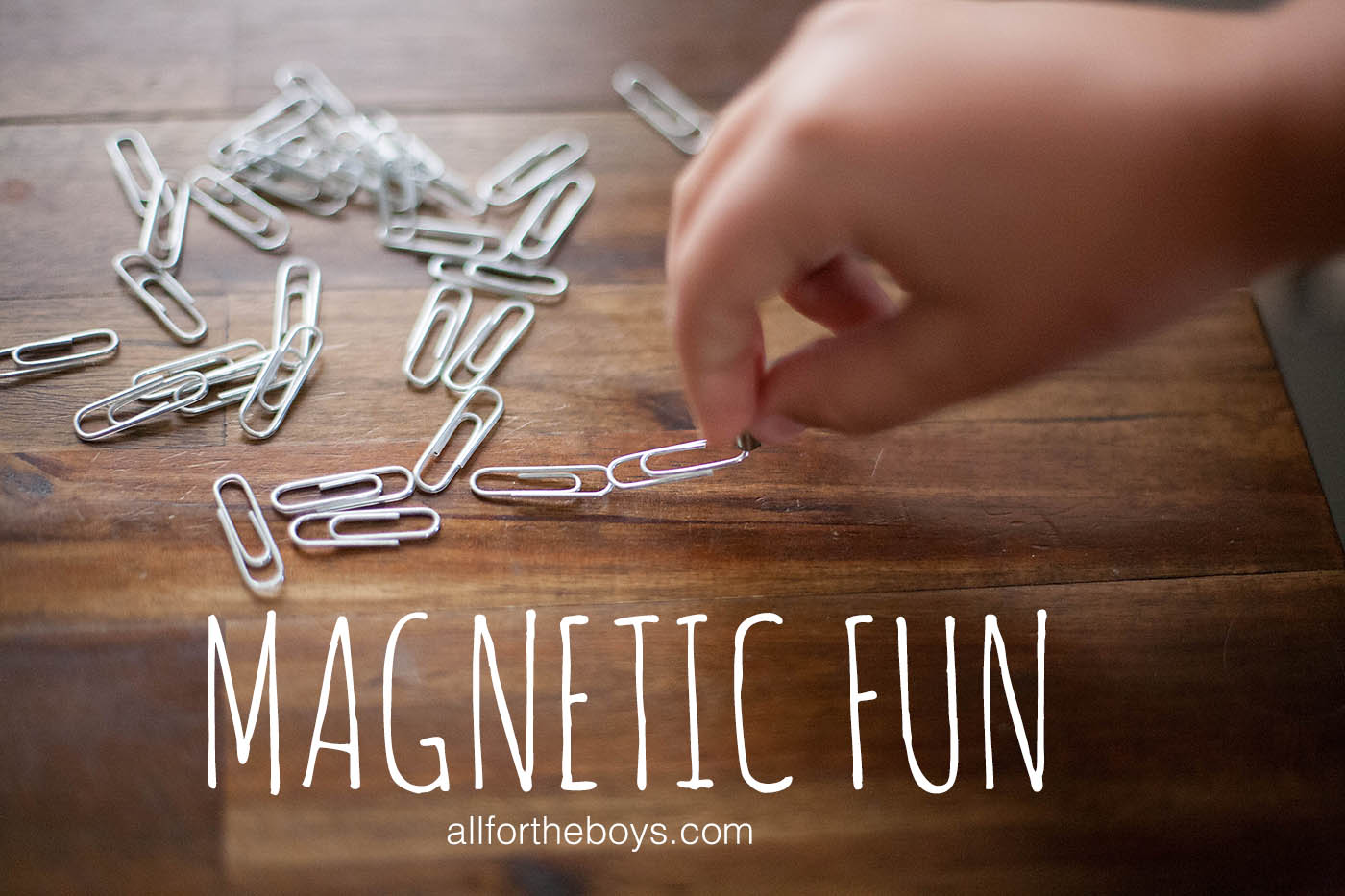 Magnetic fun from All for the Boys blog