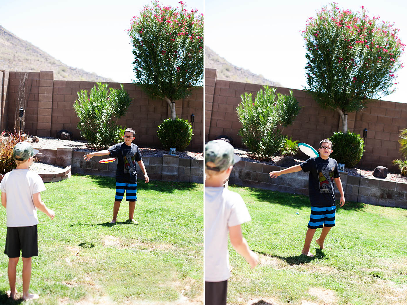 Paper plate frisbees