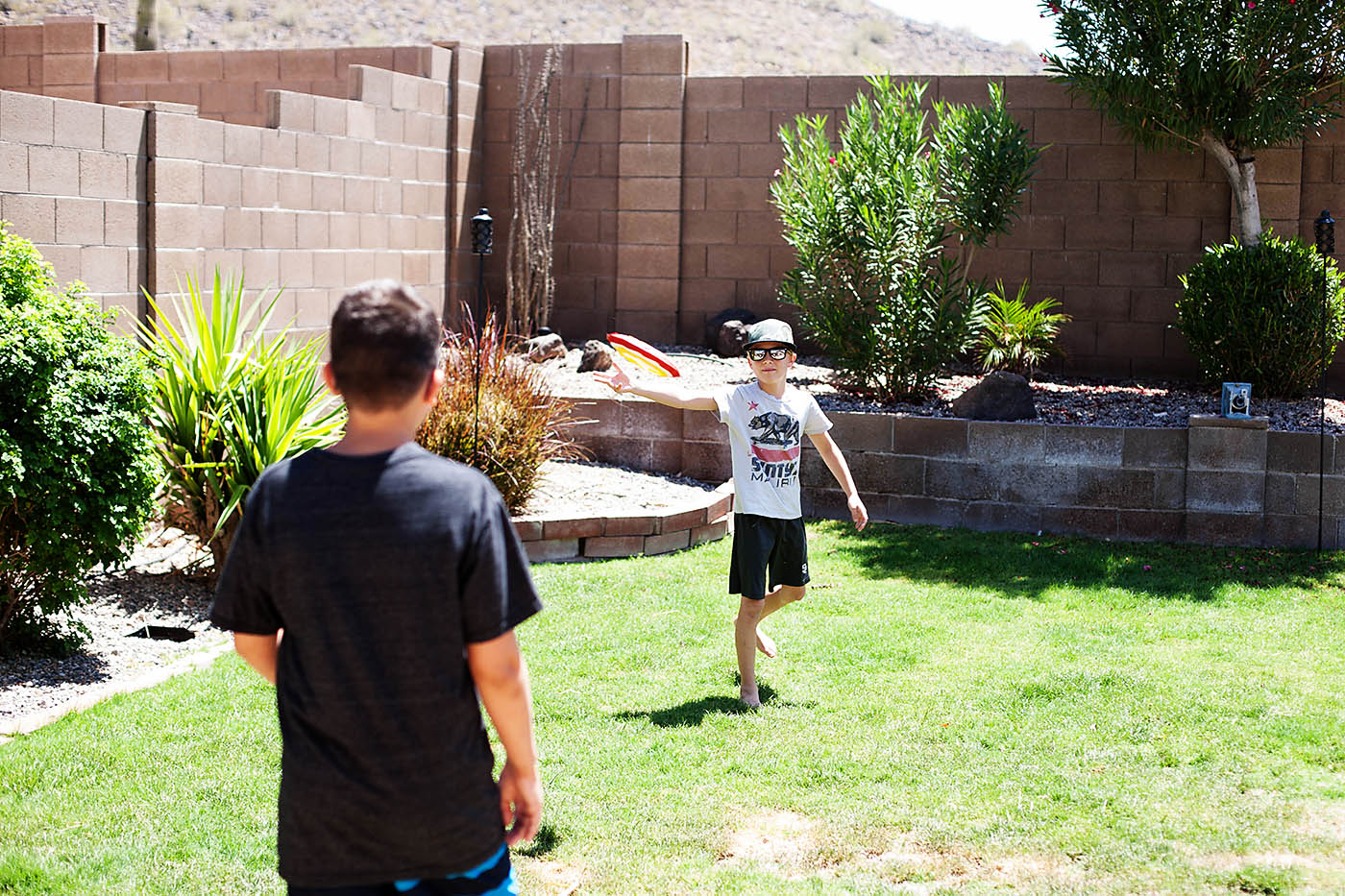 Paper plate frisbees