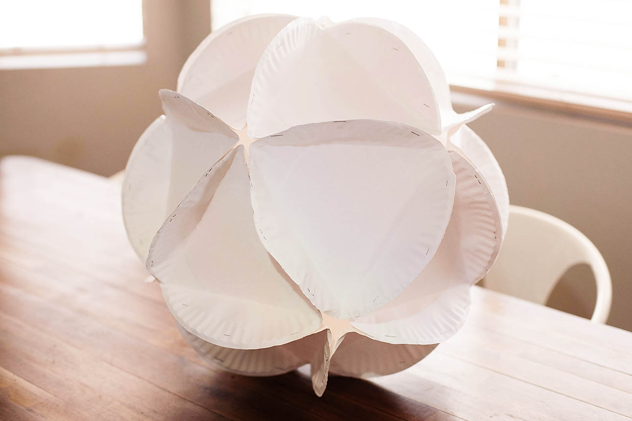 DIY Paper Plate Polyhedron - from All for the Boys blog