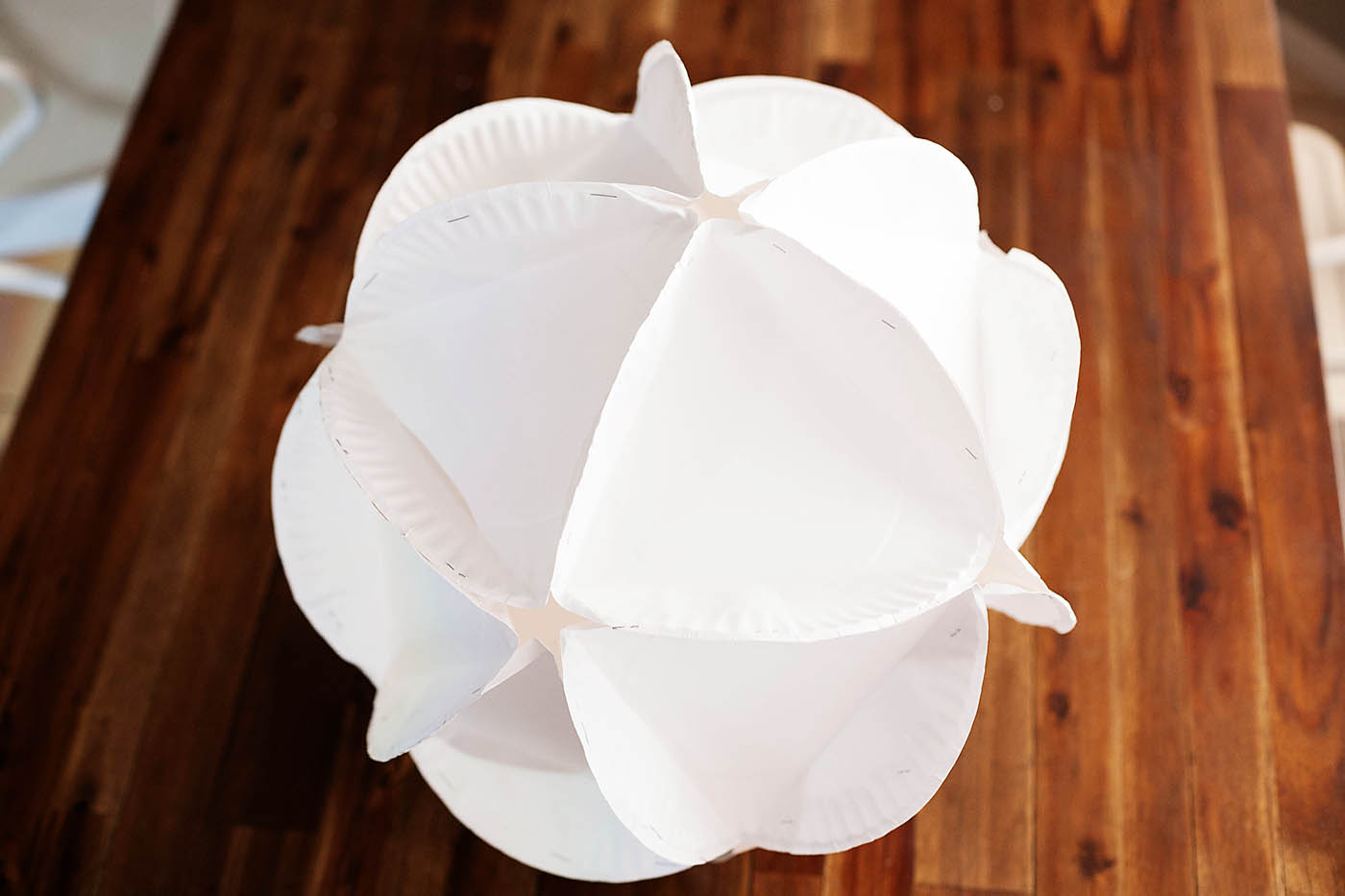 DIY Paper Plate Polyhedron - from All for the Boys blog
