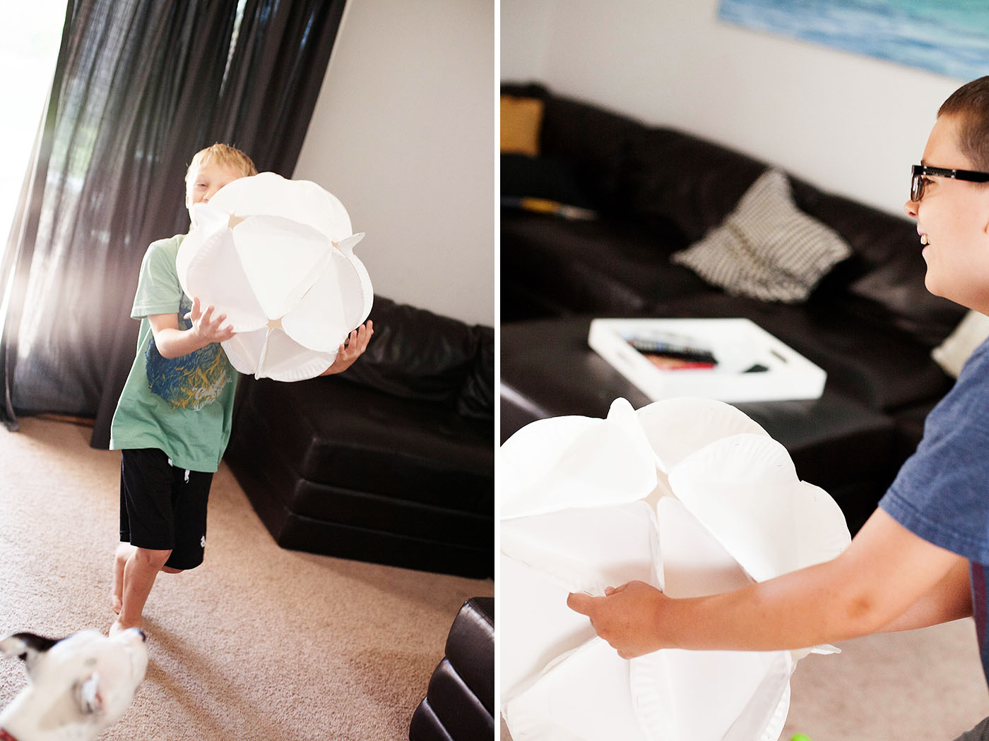 DIY Paper Plate Polyhedron - from All for the Boys blog