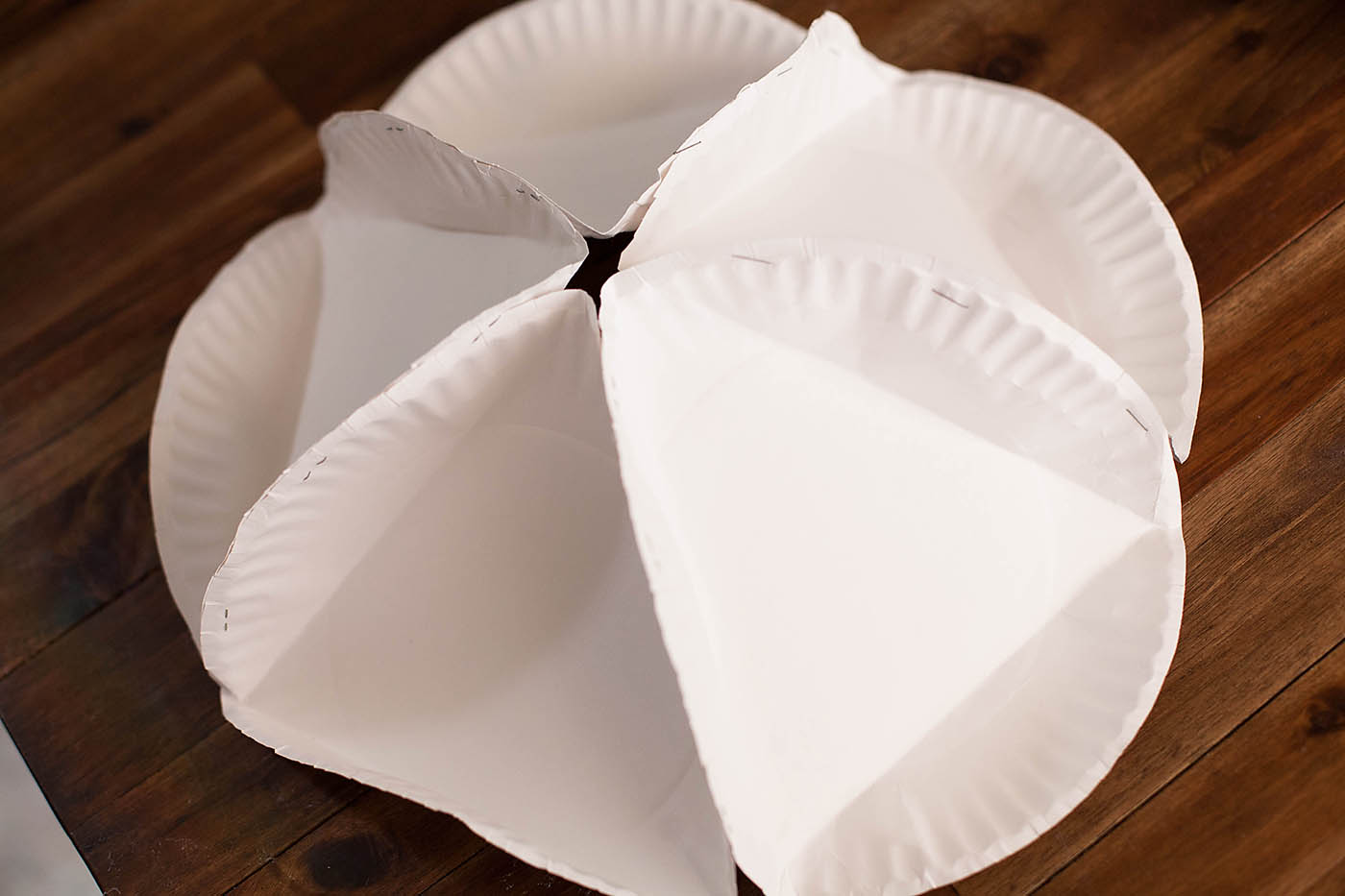DIY Paper Plate Polyhedron - from All for the Boys blog
