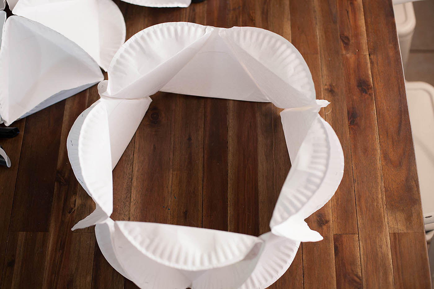 DIY Paper Plate Polyhedron - from All for the Boys blog