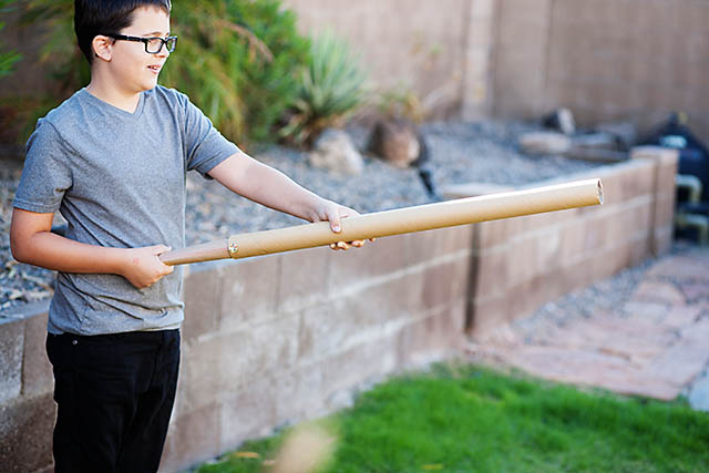 Diy Paper Snowball Launcher — All For The Boys