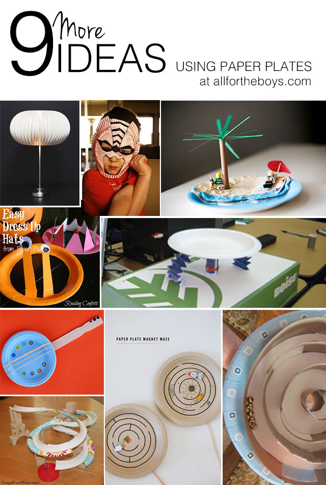 9 More Ideas Using Paper Plates