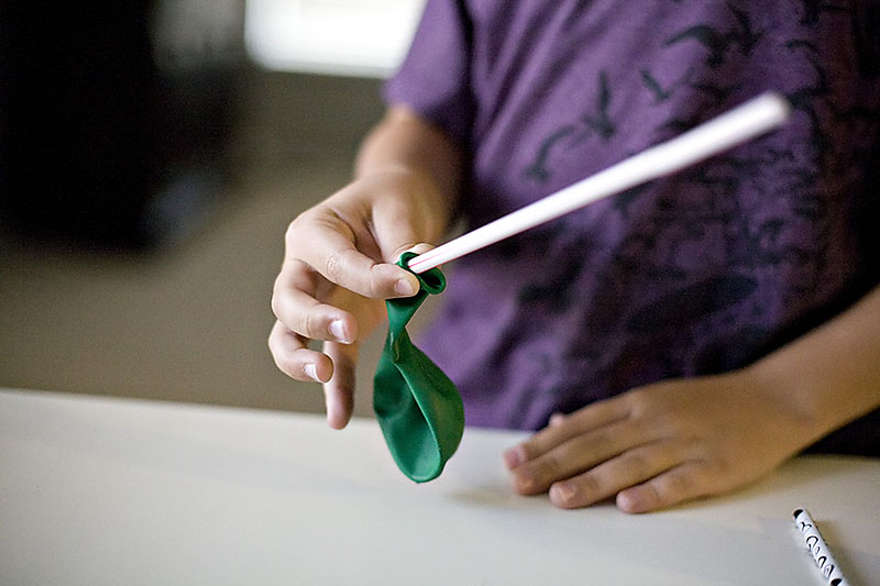 Science of motion experiment for kids