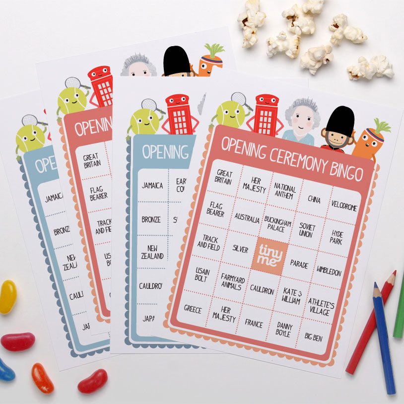 Opening Ceremony Bingo!