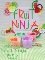 Digital to Real Life: Fruit Ninja Party