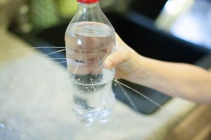 Water bottle prank