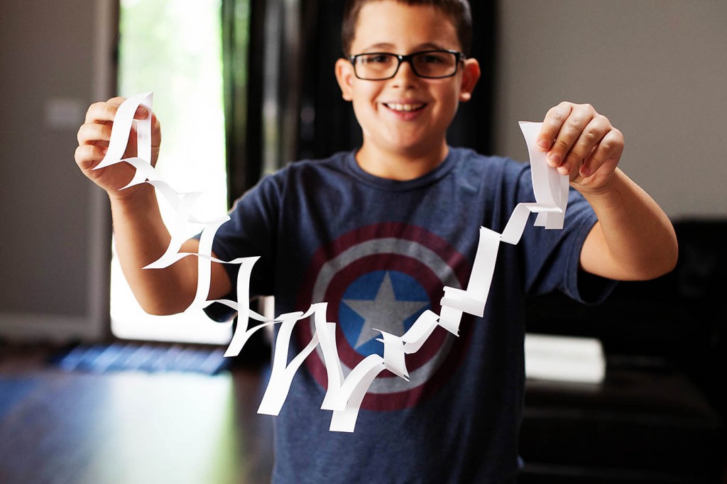 Quick Trick Walk Through a Sheet of Paper — All for the Boys