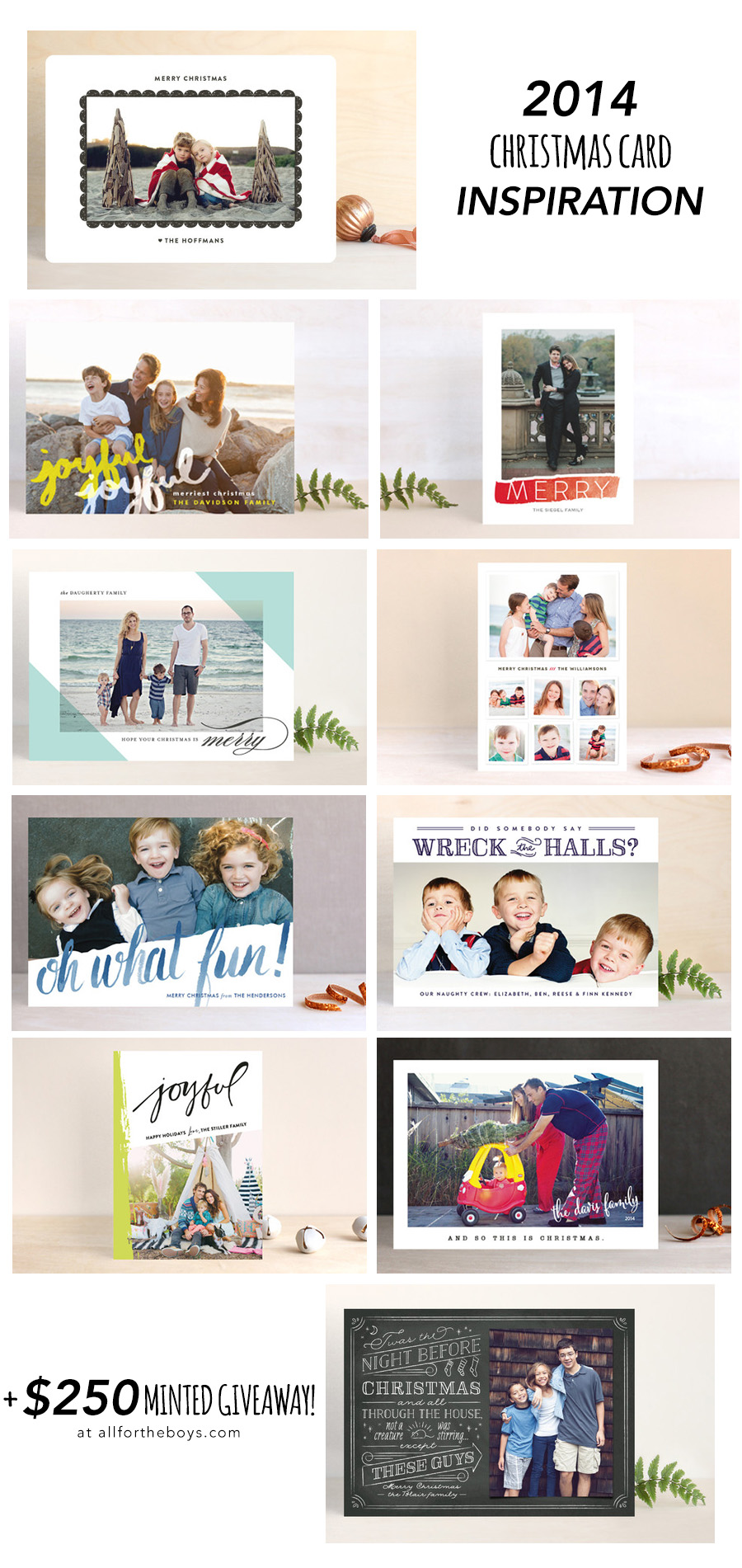 2014 Holiday Cards + $250 Minted Giveaway!