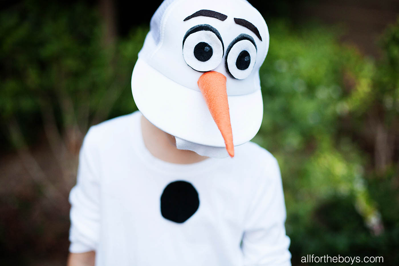 DIY Kids Olaf Costume