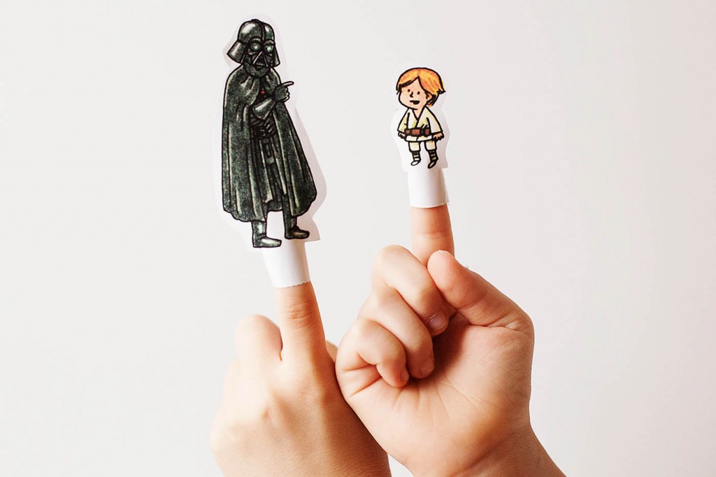 Printable Star Wars Puppets