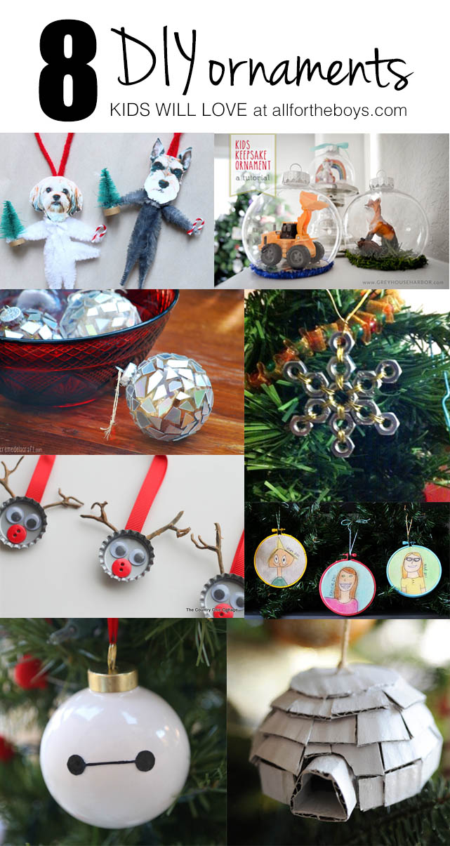 8 DIY ornaments kids will love