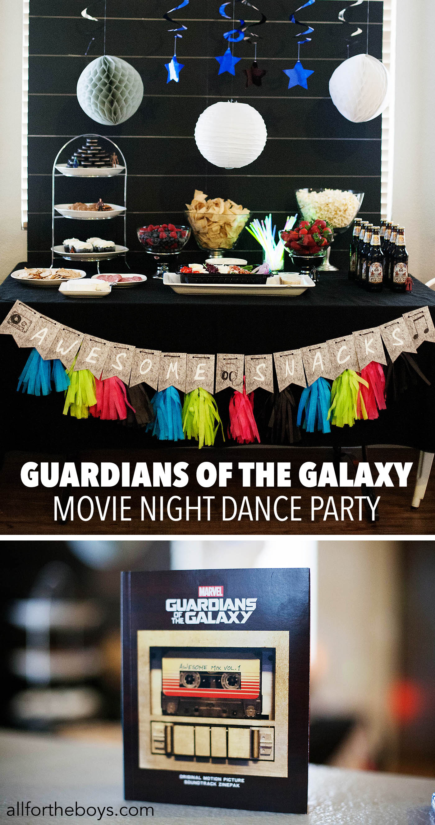 Guardians of the Galaxy movie night dance party