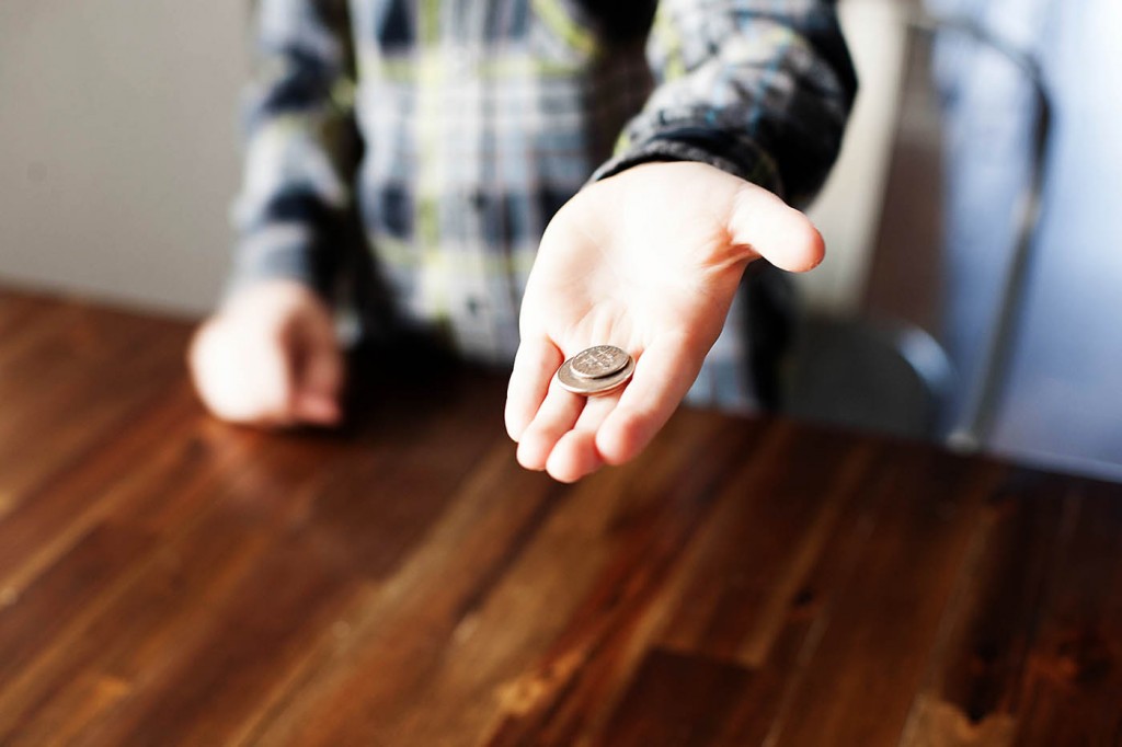 Easy coin trick for kids