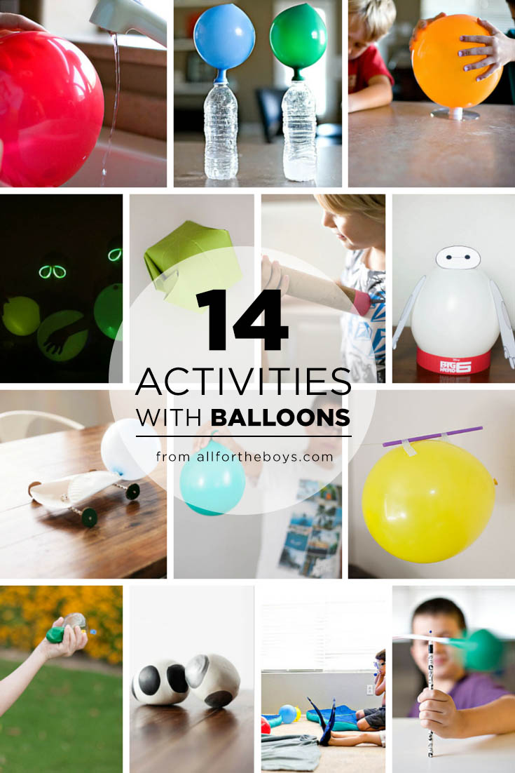 14 activities using balloons!