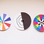 DIY spinning top optical illusion toys