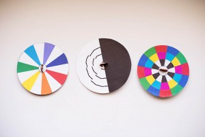 DIY spinning top optical illusion toys