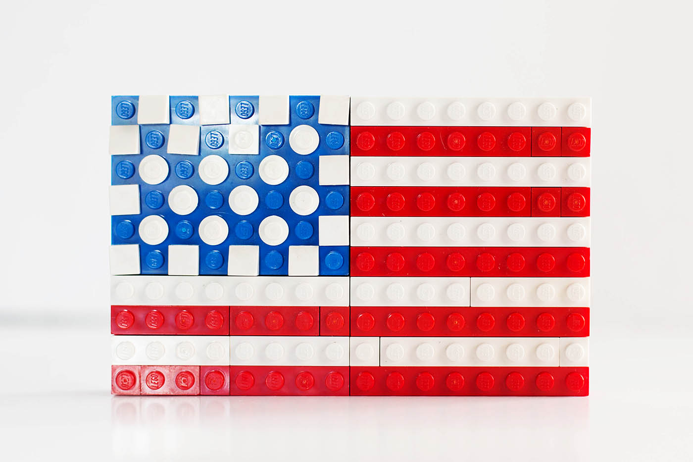 LEGO challenge - build a flag