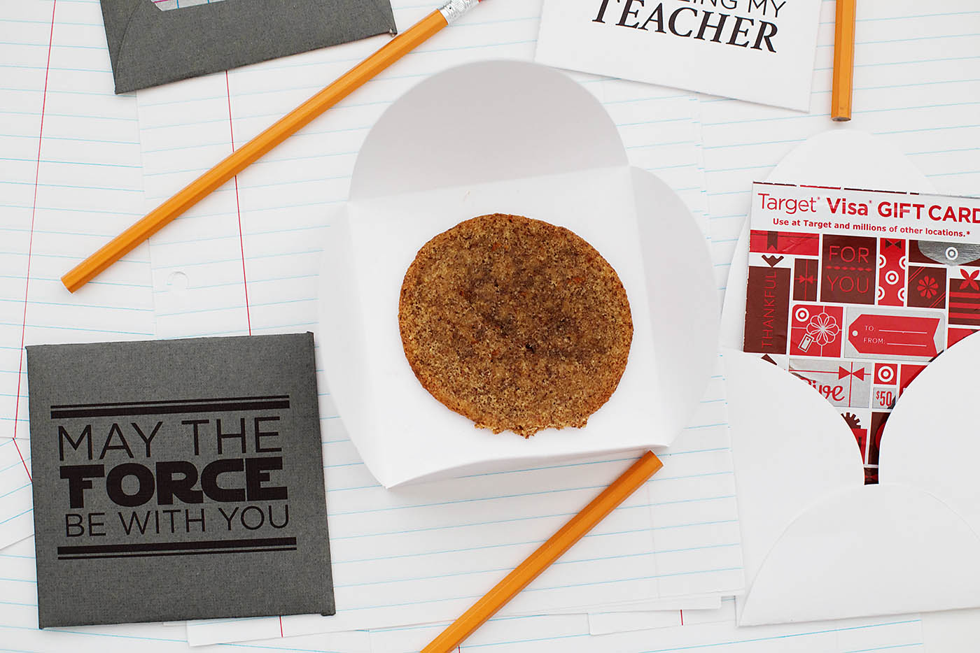 Printable gift card envelopes for teachers. Great for back to school or teacher appreciation.