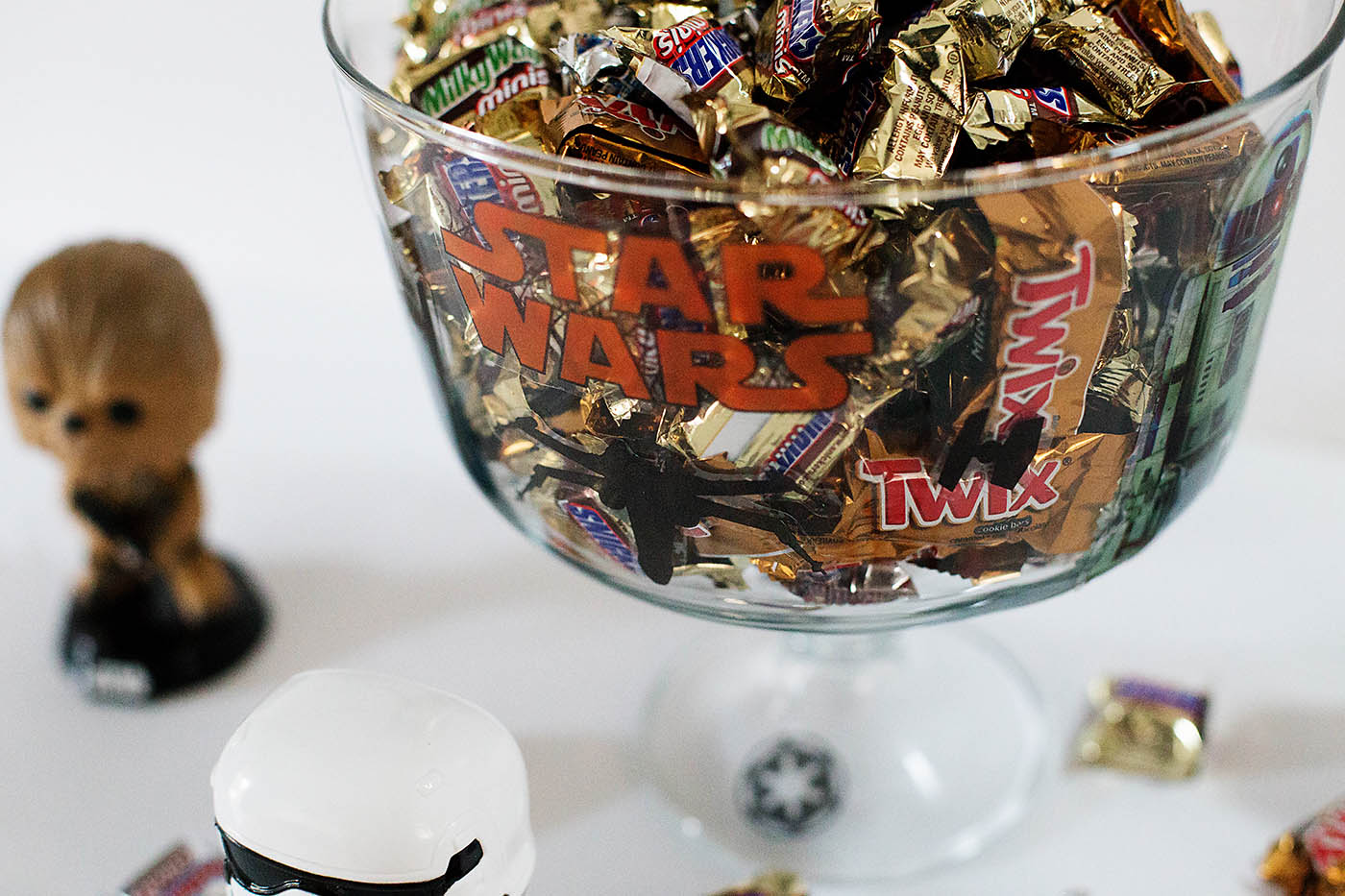 Easy Star Wars Candy Bowl - perfect for Halloween or parties.