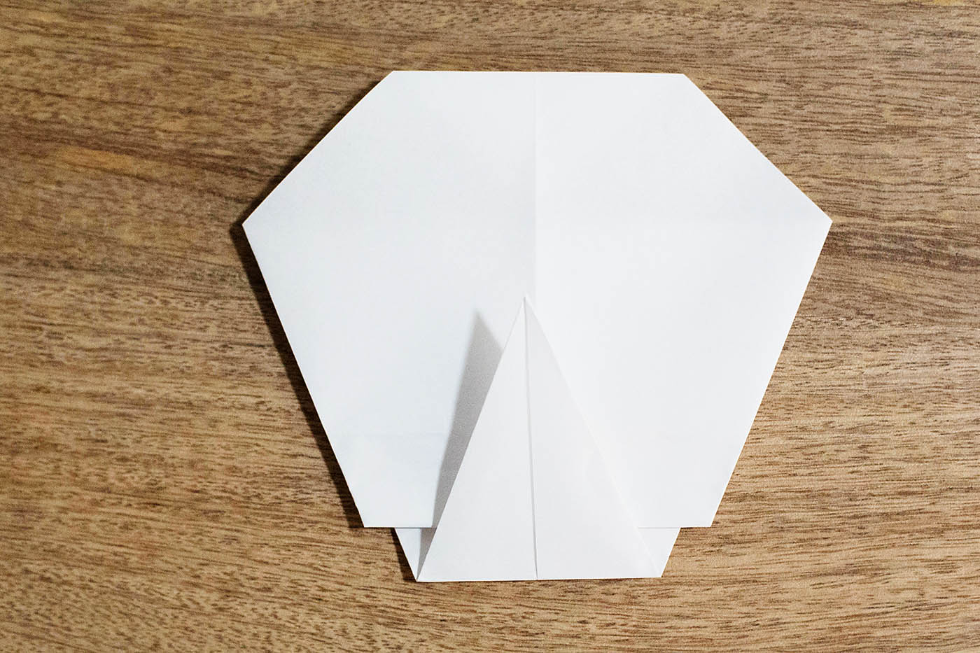 Easy origami skull