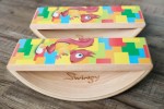 Wooden Balance Boards + Digital Game = Swingy