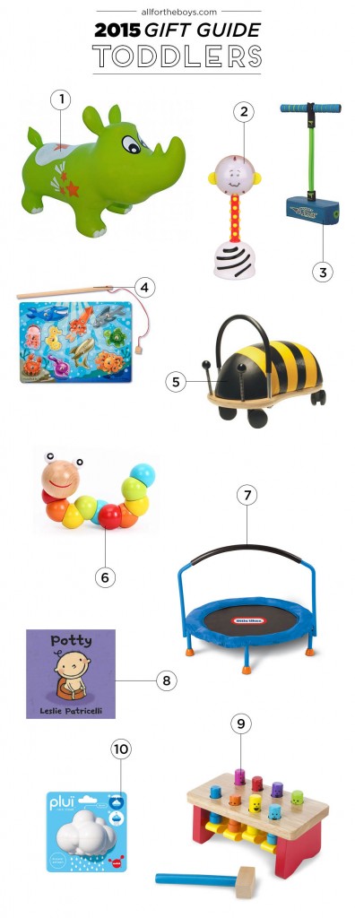2015 gift guide for toddlers - great ideas!