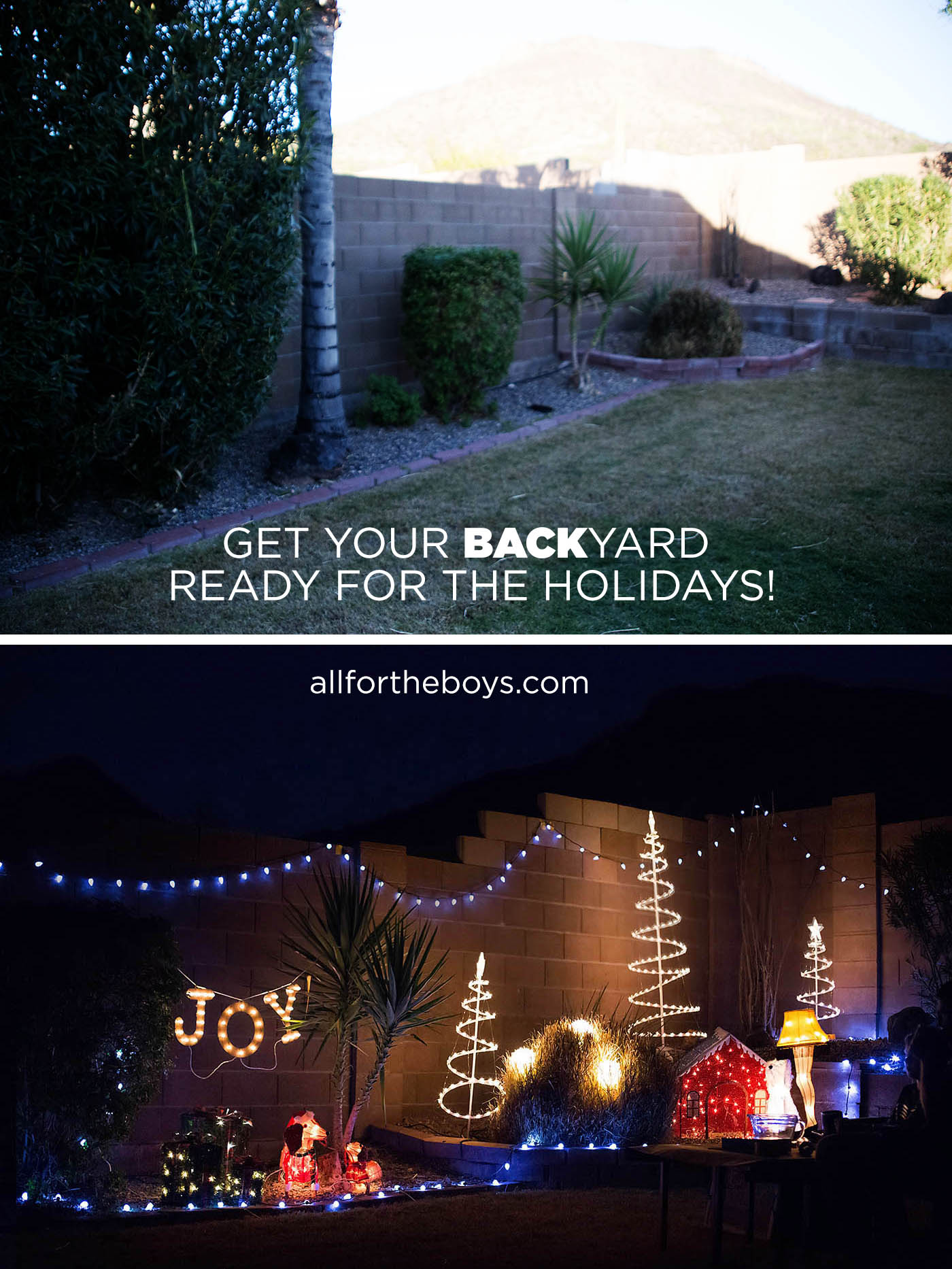 Get your BACKyard ready for holiday entertaining!